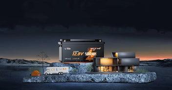 12V 100Ah Bluetooth Batteria sotto il sedile