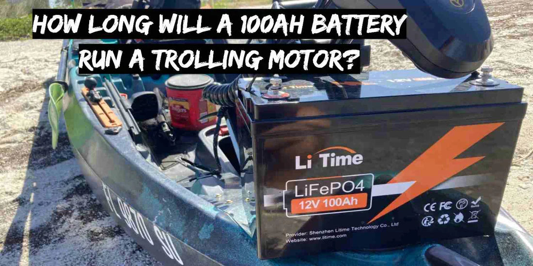 Per quanto tempo una batteria da 100 Ah può alimentare un motore elettrico?