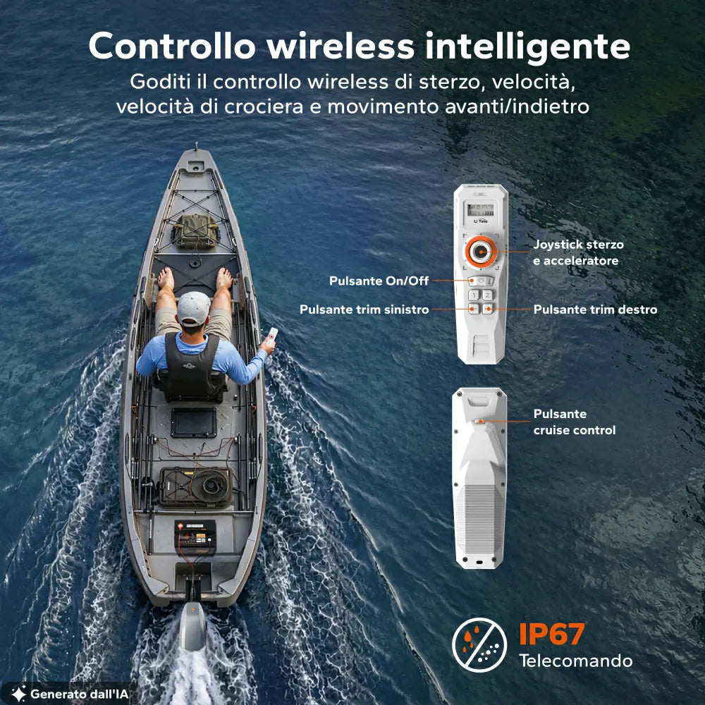 Argoseeker A2 Motore Fuoribordo Elettrico 48V 2000W