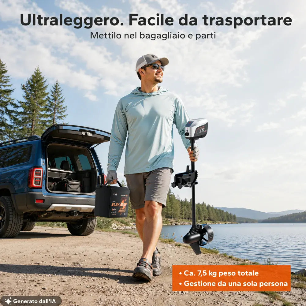 Argoseeker A2 Motore Fuoribordo Elettrico 48V 2000W