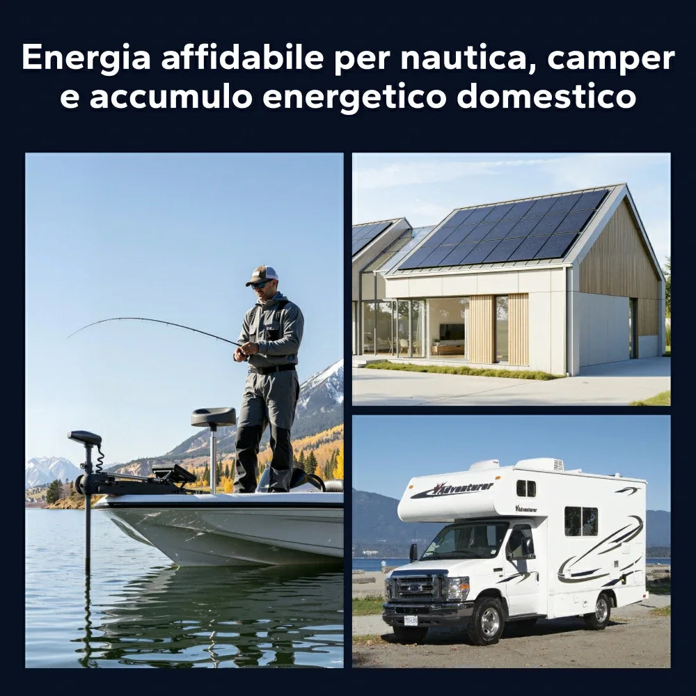 Caricabatterie LiTime per camper e nautica