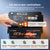 Pulsante di controllo della batteria LiTime 12V 320Ah per accensione, spegnimento e stato operativo.