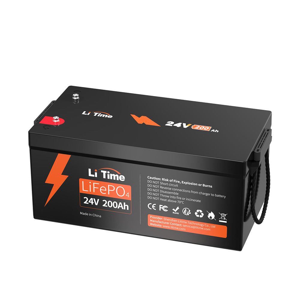 LiTime 24V 200Ah Group 8D Lithium LiFePO4 Batterie