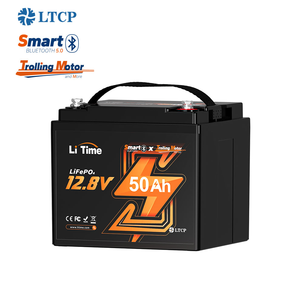 12V 50Ah Bluetooth Protezione Dal Freddo Batteria Litio Deep Cycle Per Motore Elettrico Per Barca