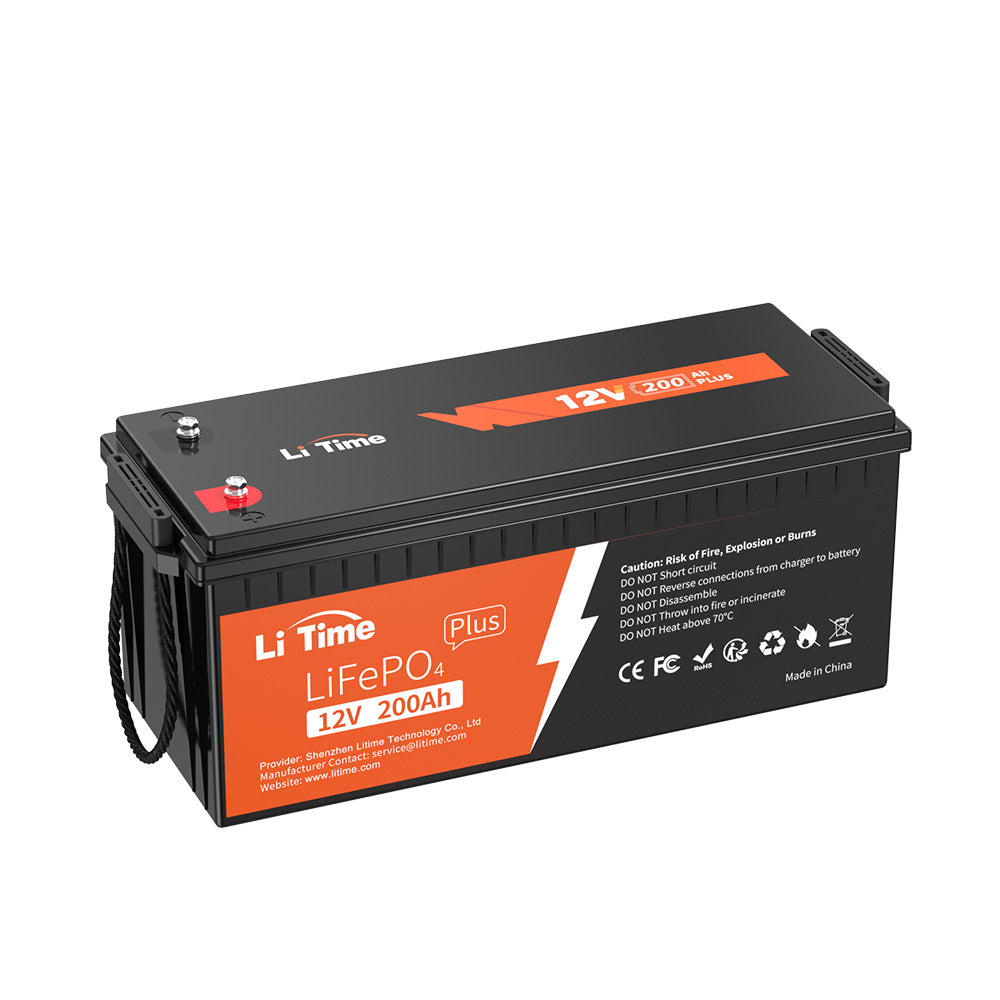 LiTime Batteria 12V 200Ah Plus LiFePO4 - BMS 200A - LiTimeFR/IT/ES