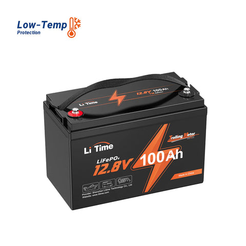 LiTime 12V 100Ah TM Batteria Litio per Motore Trolling Marino - LiTimeFR/IT/ES