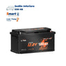 LiTime 12V 100Ah H190 Batterie Batteria perfetta sotto il sedile del camper, risparmia spazio