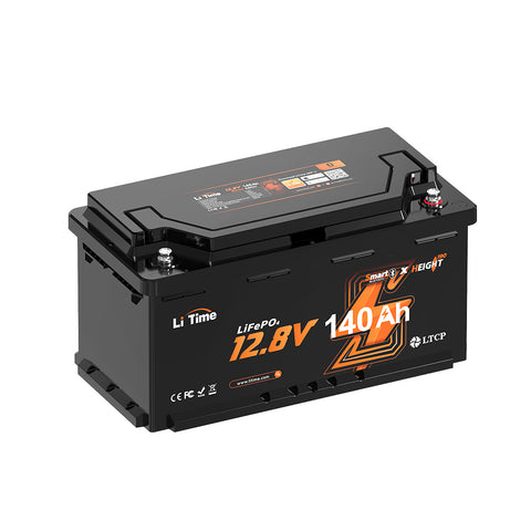 ⚡Max Sconto Nuovi Prodotti⚡12V 140Ah H190 Batteria al litio a ciclo profondo con Bluetooth - Sotto il sedile del camper, DIN H8