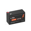 LiTime 12V 6Ah Batterie LiFePO4 con BMS da 6A, 76,8W, 4000+ Cicli Profondi - LiTimeFR/IT/ES
