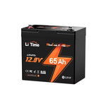 LiTime Batteria LiFePO4 12V 65Ah Group 22NF - Ciclo Profondo per Sedie a Rotelle Mediche e Veicoli per Disabili
