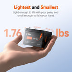 Peso leggero di 1,76 lbs per batteria LiTime 12V 6Ah