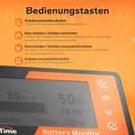 LiTime 500A Monitor batteria con display LCD e shunt