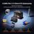 Batteria al litio LiFePO4 12V 320Ah W190 per camper, formato compatto sottosedile con Bluetooth