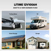 LiTime 12V 100Ah LiFePO4 Smart Batteria Nautica per Motore Elettrico Fuoribordo per Pesca a Traina