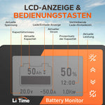 LiTime 500A Monitor batteria con display LCD e shunt
