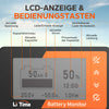 LiTime 500A Monitor batteria con display LCD e shunt