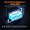 Celle EV di grado A e BMS da 200A integrate per batteria LiTime