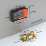 LiTime 500A Monitor batteria con display LCD e shunt