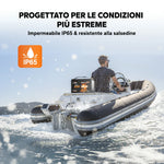 LiTime Batteria Marina Smart LiFePO4 12V 100Ah per Motore Elettrico Fuoribordo/Trolling