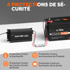 LiTime Caricabatterie Litio 12V 40A per Batterie LiFePO4