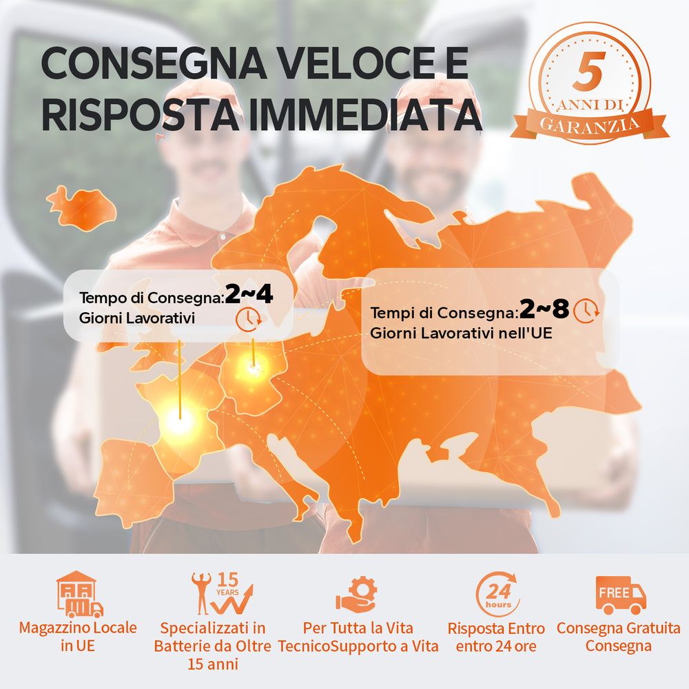 ⚡Più Venduto⚡LiTime 12V 100Ah Batteria al Litio LiFePO4 Ciclo Profondo