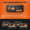 Cablaggio semplificato per batteria LiTime 24V 200Ah LiFePO4