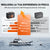 Batteria LiFePO4 LiTime 12V 165Ah Dual-Purpose, 1200 CCA con autoriscaldamento per camper e nautic