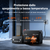 Batteria al litio LiFePO4 12V 320Ah W190 per camper, formato compatto sottosedile con Bluetooth