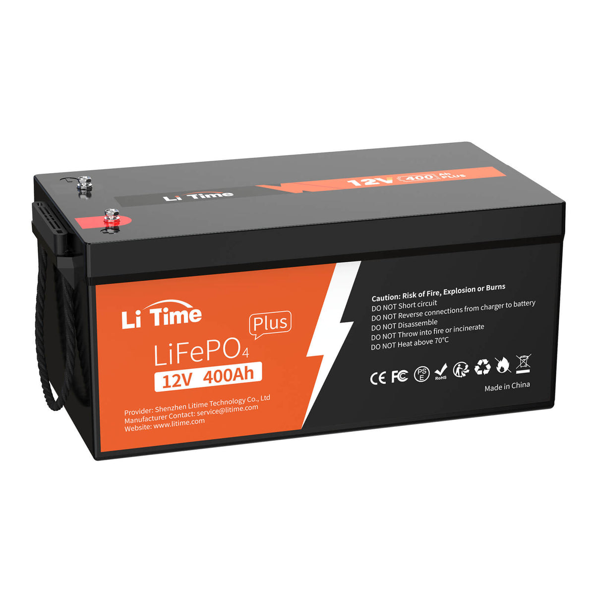 ⚡BF SALE: € 1,269.99⚡LiTime 12V 400Ah Lithium LiFePO4 Batteria