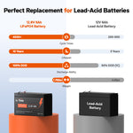 Sostituzione perfetta per batterie al piombo-acido con batteria LiTime
