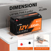 Dimensioni dettagliate della batteria LiTime 12V 230Ah Plus