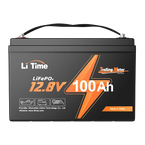 ⚡Più Venduto⚡LiTime 12V 100Ah TM Batteria Litio per Barca Motore Elettrico