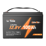 ⚡Più Venduto⚡LiTime 12V 100Ah TM Batteria Litio per Barca Motore Elettrico