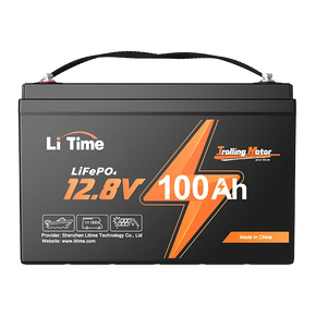 ⚡Più Venduto⚡LiTime 12V 100Ah TM Batteria Litio per Barca Motore Elettrico