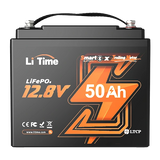 12V 50Ah Bluetooth Protezione Dal Freddo Batteria Litio Deep Cycle Per Motore Elettrico Per Barca