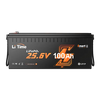 ⚡Più Venduto⚡LiTime 24V 100Ah LiFePO4 Batteria RV Marina con Bluetooth