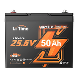 24V 50Ah Bluetooth Batteria al Litio per Imbarcazioni a Motore Elettrico