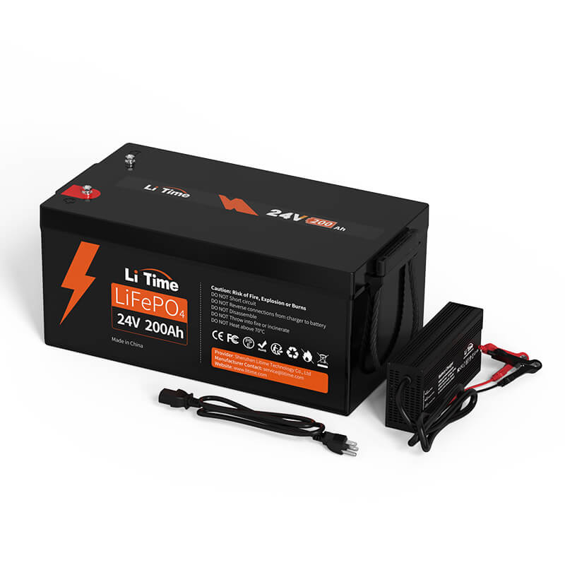 LiTime 24V 200Ah Group 8D Lithium LiFePO4 Batterie - LiTimeFR/IT/ES