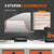 LiTime Caricabatterie 12V (14,6V) 10A per Batterie LiFePO4 - LiTimeFR/IT/ES