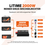Contenuto della confezione dell'inverter LiTime 2000W