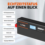 LiTime Inverter 3000W Onda Sinusoidale Pura 12V a 230V CA - LiTimeFR/IT/ES