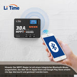 LiTime Regolatore Solare MPPT 30A 12V/24V con Bluetooth - LiTimeFR/IT/ES