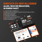 LiTime Regolatore Solare MPPT 30A 12V/24V con Bluetooth - LiTimeFR/IT/ES