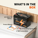 LiTime 12V 100Ah TM Batteria che peccato la scatola