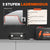Design robusto in alluminio del caricabatterie LiTime LiFePO4
