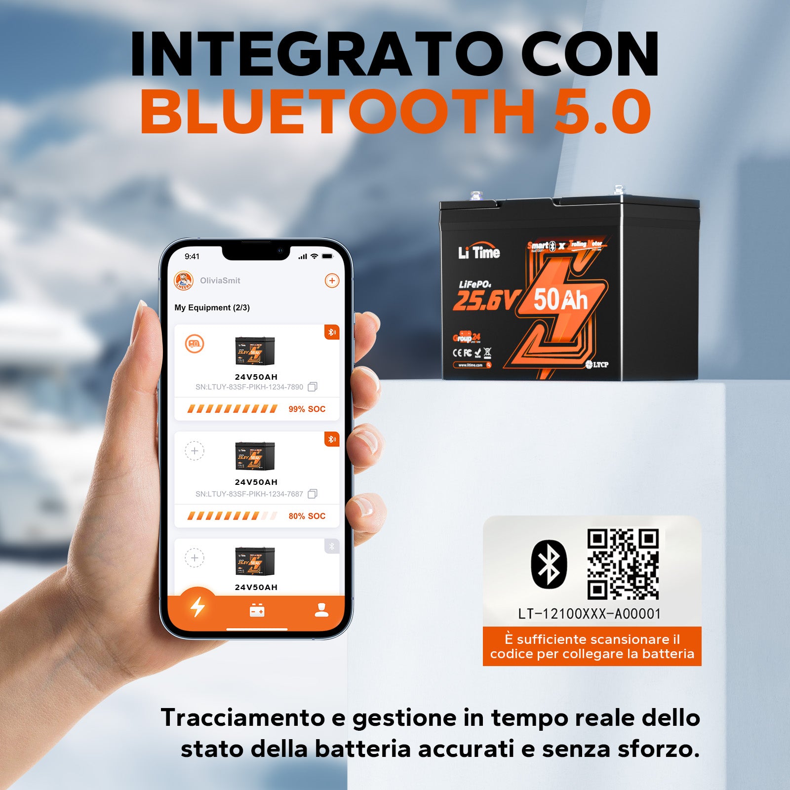 Bluetooth 5.0 integrato