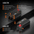 Porte e collegamenti lato AC e DC dell'inverter LiTime 12 V 230 V 1000 W con USB-A e USB-C.
