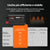 Inverter LiTime a onda sinusoidale pura con efficienza fino al 90% e uscita stabile per dispositivi sensibili.
